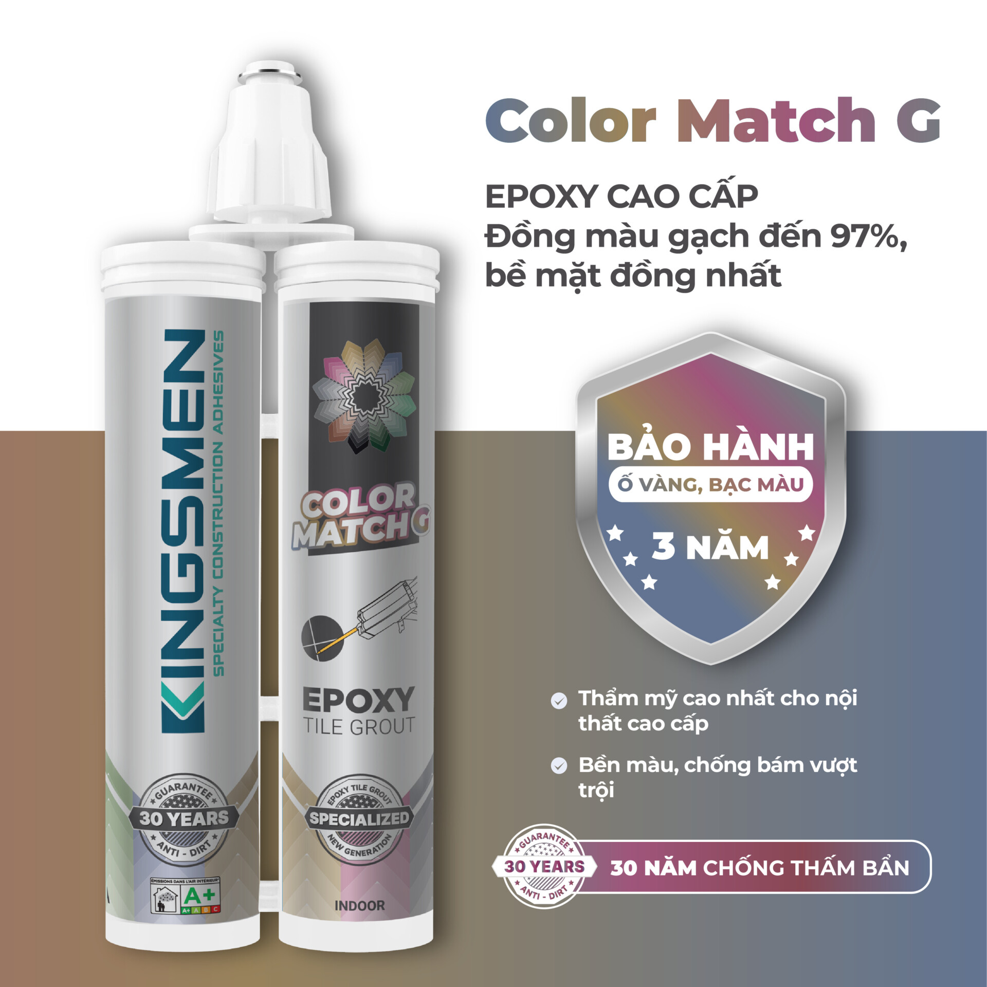 ColorMatch G | Đồng màu gạch đến 97%, bề mặt đồng nhất