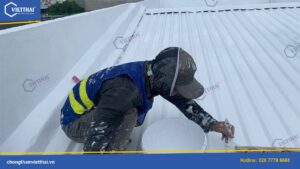 Chống thấm chống nóng nhà ông Thức Phong Nẫm bằng Neoroof