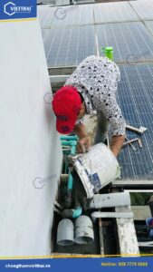 Chống thấm mái tum villa Bình Tân BumaLastic