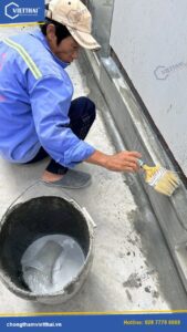 Chống thấm mái tum villa Bình Tân BumaLastic