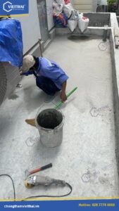 Chống thấm mái tum villa Bình Tân BumaLastic