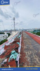 Chống thấm mái vòm vườn ươm Quận 7 bằng màng khò nóng