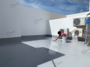 Chống thấm sân thượng và nhà vệ sinh nhà anh Bảo Phú Quốc