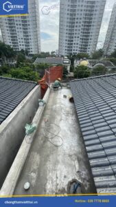 Chống thấm nhà phố vườn Hưng Thái 1 Quận 7 BumaLastic