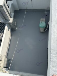 Chống thấm sàn mái và ban công nhà bà Oanh Bình Tân BumaLastic Proof 668