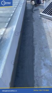 Chống thấm sàn mái nhà đường Lương Ngọc Quyến Phan Thiết bằng Neoproof PU360