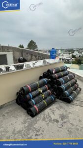 Chống thấm sàn mái công trình Vũng Tàu bằng màng khò nóng