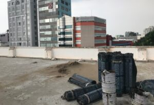 Chống Thấm Việt Thái - chong tham san mai dung mang bitumode mat cat 4